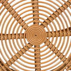 bali & pari Tiramisu Modern Bohemian Natural Brown Rattan Coffee Table