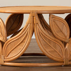 bali & pari Raflesia Modern Bohemian Natural Rattan Coffee Table