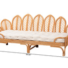bali & pari Loften Bohemian Light Honey Rattan Daybed