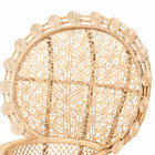 bali & pari Hecate Modern Bohemian Natural Brown Rattan Peacock Chair