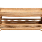 bali & pari Lombok Modern Bohemian Natural Rattan Coffee Table