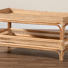bali & pari Lombok Modern Bohemian Natural Rattan Coffee Table