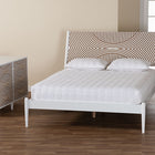 Baxton Studio Louetta Carved Contrasting 3-Piece Bedroom Set