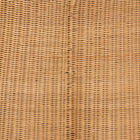 bali & pari Palm Bohemian Honey Scallop Rattan Coffee Table