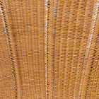 bali & pari Blossom Bohemian Honey Rattan Accent Flower Chair