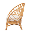 bali & pari Emmeline Bohemian Honey Rattan Accent Chair