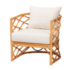bali & pari Acelynn Bohemian Light Honey Rattan Arm Chair