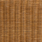 bali & pari Oteria Bohemian Light Honey Scalloped Rattan Side Table
