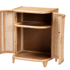bali & pari Yanka Bohemian Natural Rattan Storage Cabinet