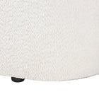 Baxton Studio Lavina Modern White Teddy-Bear Fabric Storage Bench