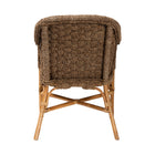bali & pari Luis Bohemian Natural Seagrass and Rattan Arm Chair