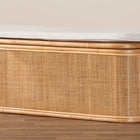bali & pari Ishana Bohemian Natural Rattan Storage Bench