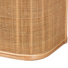 bali & pari Ishana Bohemian Natural Rattan Storage Bench
