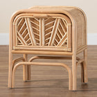 bali & pari Carabella Bohemian Natural Rattan 1-Drawer Nightstand