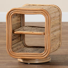 bali & pari Bethari Bohemian Natural Rattan Nightstand