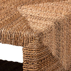bali & pari Liza Bohemian Natural Seagrass End Table