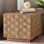 bali & pari Karina Bohemian Natural Seagrass End Table