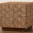 bali & pari Karina Bohemian Natural Seagrass End Table
