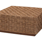 bali & pari Karina Bohemian Natural Seagrass Coffee Table