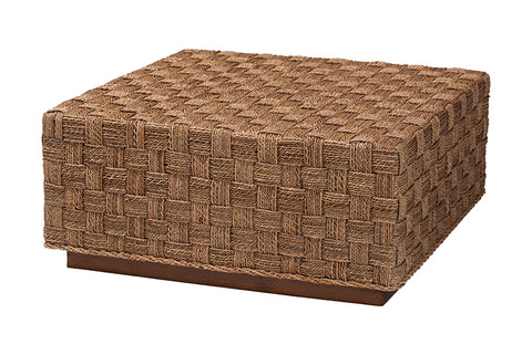 bali & pari Karina Bohemian Natural Seagrass Coffee Table