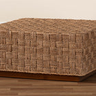bali & pari Karina Bohemian Natural Seagrass Coffee Table