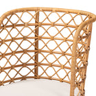 bali & pari Tania Bohemian Light Honey Rattan Accent Chair