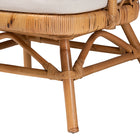 bali & pari Tania Bohemian Light Honey Rattan Accent Chair