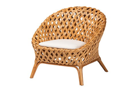 bali & pari Robista Bohemian Natural Rattan Accent Chair