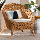 bali & pari Robista Bohemian Natural Rattan Accent Chair