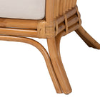 bali & pari Lisabon Bohemian Light Honey Rattan Arm Chair