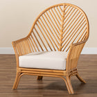 bali & pari Lisabon Bohemian Light Honey Rattan Arm Chair