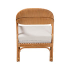 bali & pari Marisa Bohemian Light Honey Rattan Arm Chair