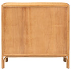bali & pari Radenza Bohemian Light Honey Rattan 3-Drawer Storage Cabinet