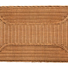 bali & pari Minahasa Bohemian Light Honey Braided Rattan Side Table