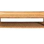 bali & pari Minahasa Bohemian Light Honey Braided Rattan Coffee Table