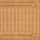 bali & pari Minahasa Bohemian Light Honey Braided Rattan Coffee Table