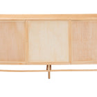 bali & pari Carabella Bohemian Natural Rattan 2-Door Storage Cabinet