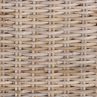 bali & pari Santiago Bohemian Grey Natural Kubu Rattan and Mango Wood Dining Chair