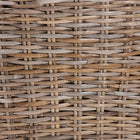 bali & pari Niesha Bohemian Grey Natural Kubu Rattan and Mahogany Wood Dining Chair