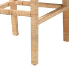 bali & pari Sofia Bohemian Natural Rattan Bar Stool