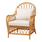 bali & pari Reina Bohemian Light Honey Rattan Arm Chair