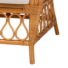 bali & pari Reina Bohemian Light Honey Rattan Arm Chair