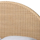 bali & pari Lanica Japandi Sun-Bleached Braided Rattan Queen Size Bed