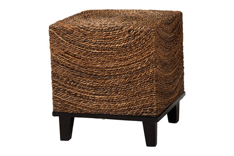 bali & pari Verino Bohemian Natural Seagrass End Table