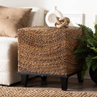 bali & pari Verino Bohemian Natural Seagrass End Table