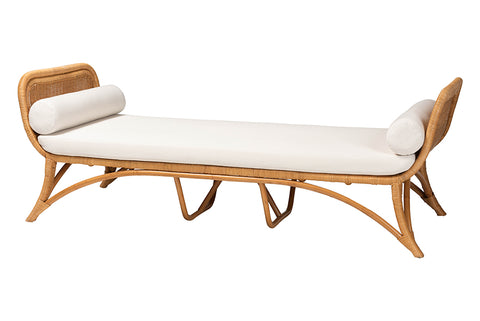 bali & pari Veve Bohemian Light Honey Rattan Daybed