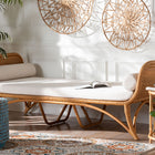 bali & pari Veve Bohemian Light Honey Rattan Daybed