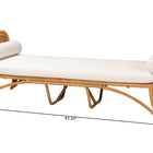 bali & pari Veve Bohemian Light Honey Rattan Daybed