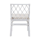 bali & pari Carwyn Bohemian White Rattan Dining Chair