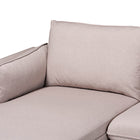 Baxton Studio Olson Modern Beige Fabric Left Facing Sectional Sofa